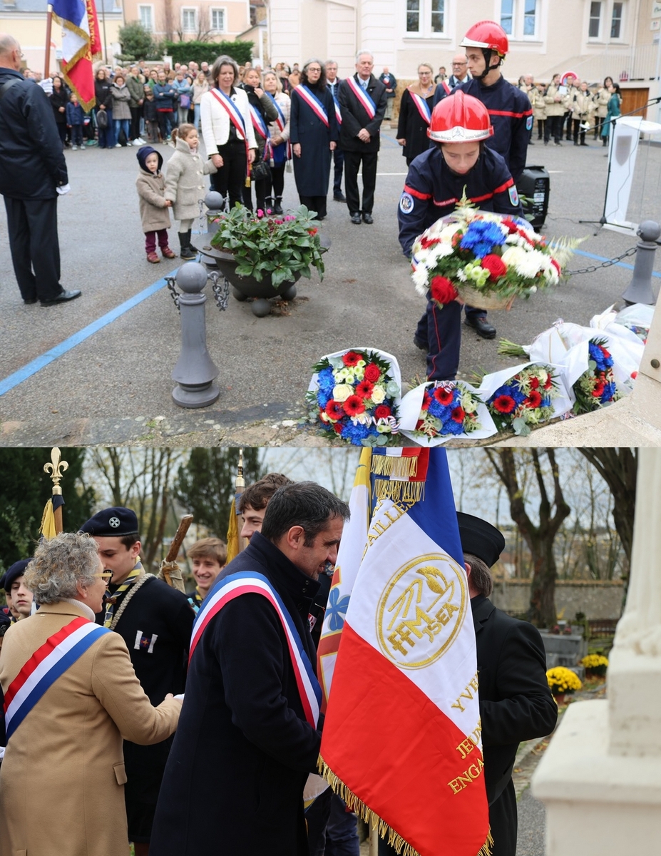 Le CODYM présent aux cérémonies du 11 Novembre.