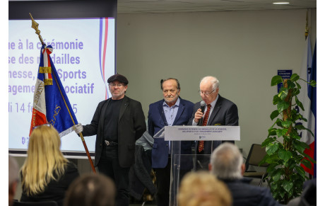 Cérémonie de Remise des Médailles de la Jeunesse, des Sports et de l'Engagement Associatif du 14 Février 2025 à l'Agora de Mantes la Jolie